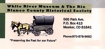 Rio Blanco County Historical Society & White River Museum